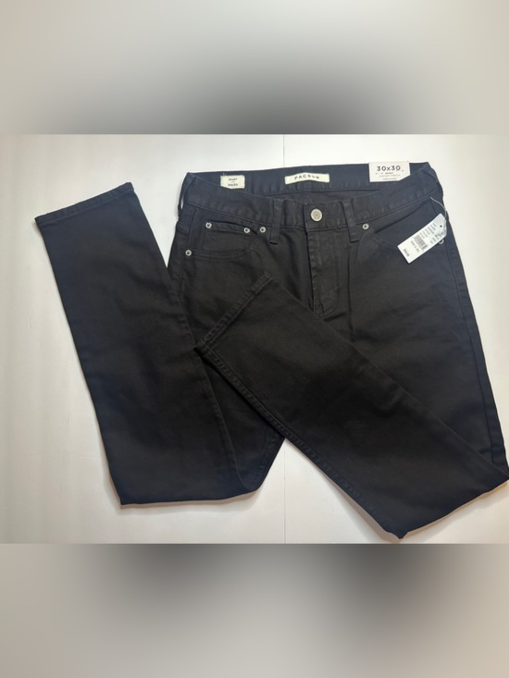 NWT PacSun Men’s Black Distressed Skinny Jeans 30x30